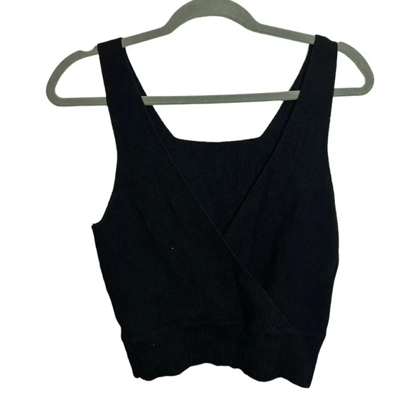 Nwt Lou & Grey Black Knit Sweater Tank - Picture 2 of 6